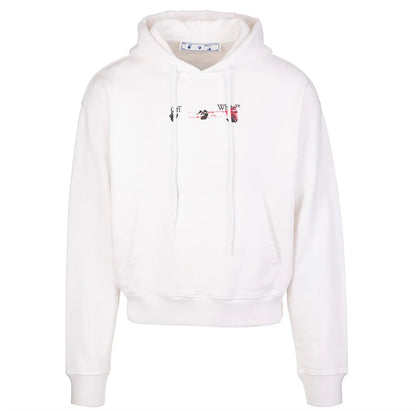 OFF-WHITE ACRYLIC ARROW HOODIE