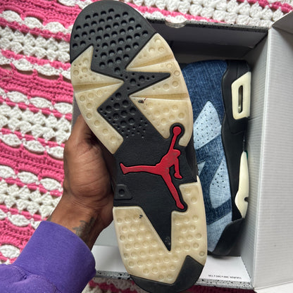 5 - Jordan 6 Retro Washed Denim 2019, Jordan 6 Retro Denim 2019, Retro Washed Denim Jordans, Jordan 6 Washed Denim sneakers, 2019 Jordan 6 Retro shoes, Retro Washed 