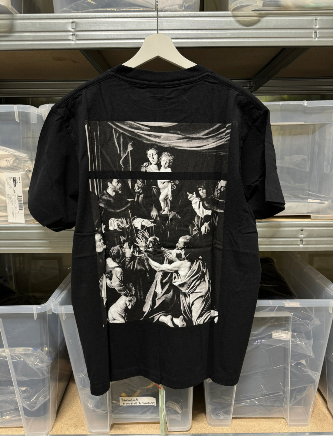 OFF-WHITE CARAVAGGIO SQUARE T-SHIRT